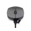 Rato sem fios Lenovo Go USB-C para escritório, ambidestro, RF sem fios, ótico, 2400 DPI
