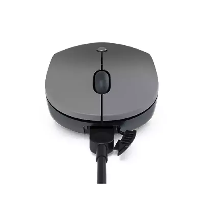 Rato sem fios Lenovo Go USB-C para escritório, ambidestro, RF sem fios, ótico, 2400 DPI