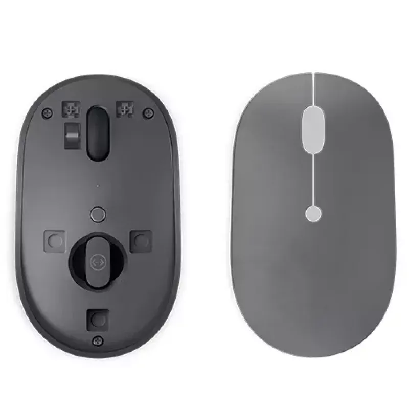 Rato sem fios Lenovo Go USB-C para escritório, ambidestro, RF sem fios, ótico, 2400 DPI