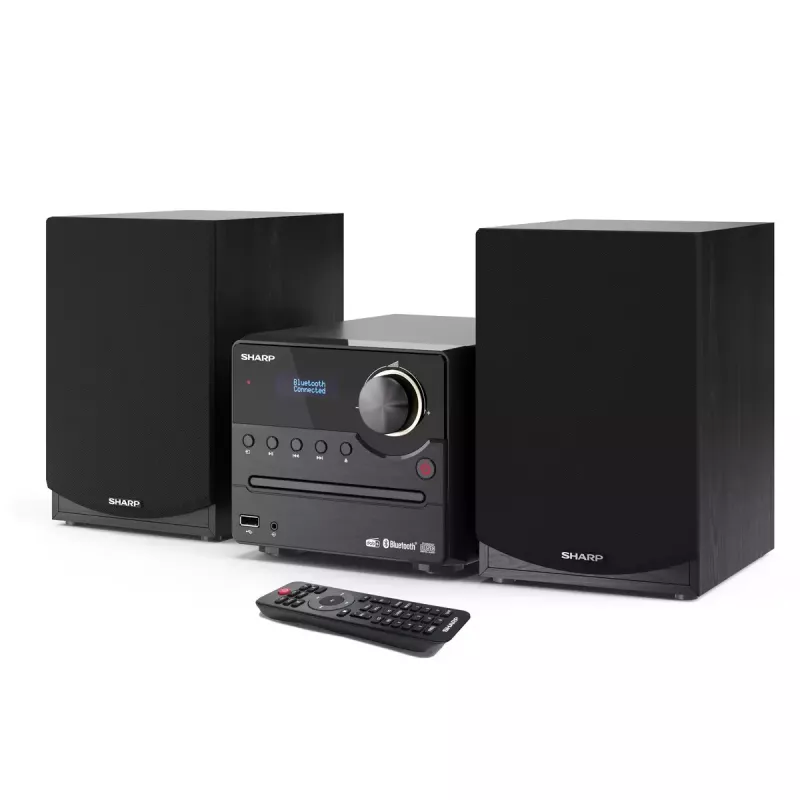 Micro-sistema de áudio Sharp XL-B517D 45 W preto