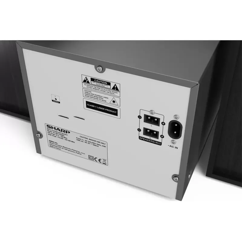 Micro-sistema de áudio Sharp XL-B517D 45 W preto