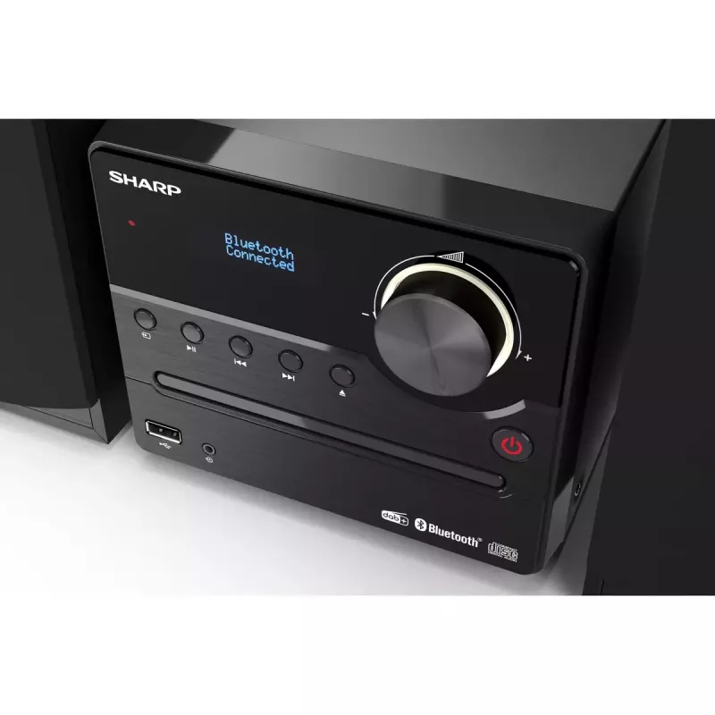 Micro-sistema de áudio Sharp XL-B517D 45 W preto