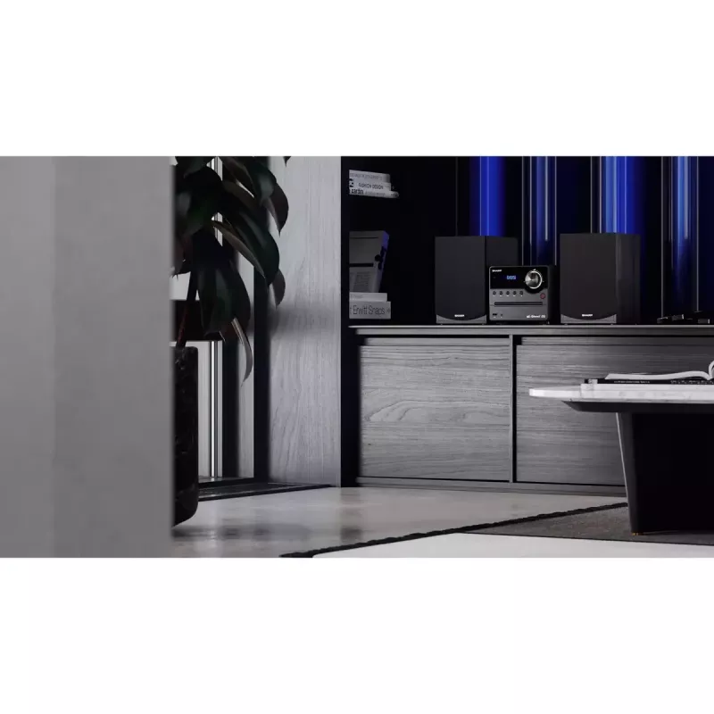 Micro-sistema de áudio Sharp XL-B517D 45 W preto