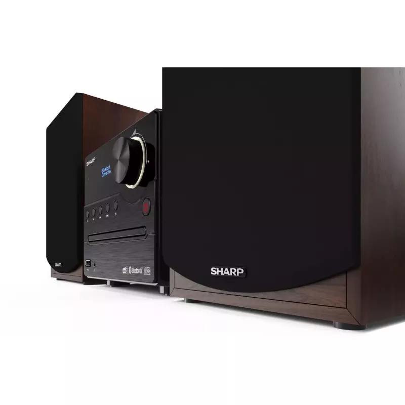 Micro-sistema de áudio Sharp XL-B517D 45 W castanho