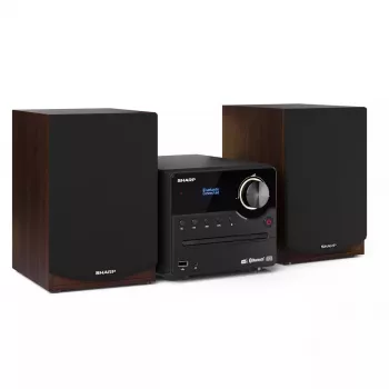 Micro-sistema de áudio Sharp XL-B517D 45 W castanho
