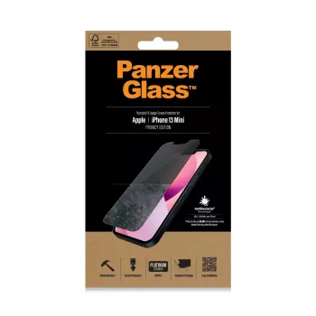 Película de proteção de ecrã PanzerGlass ® para iPhone 13 Mini | ajuste padrão