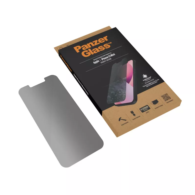 Película de proteção de ecrã PanzerGlass ® para iPhone 13 Mini | ajuste padrão