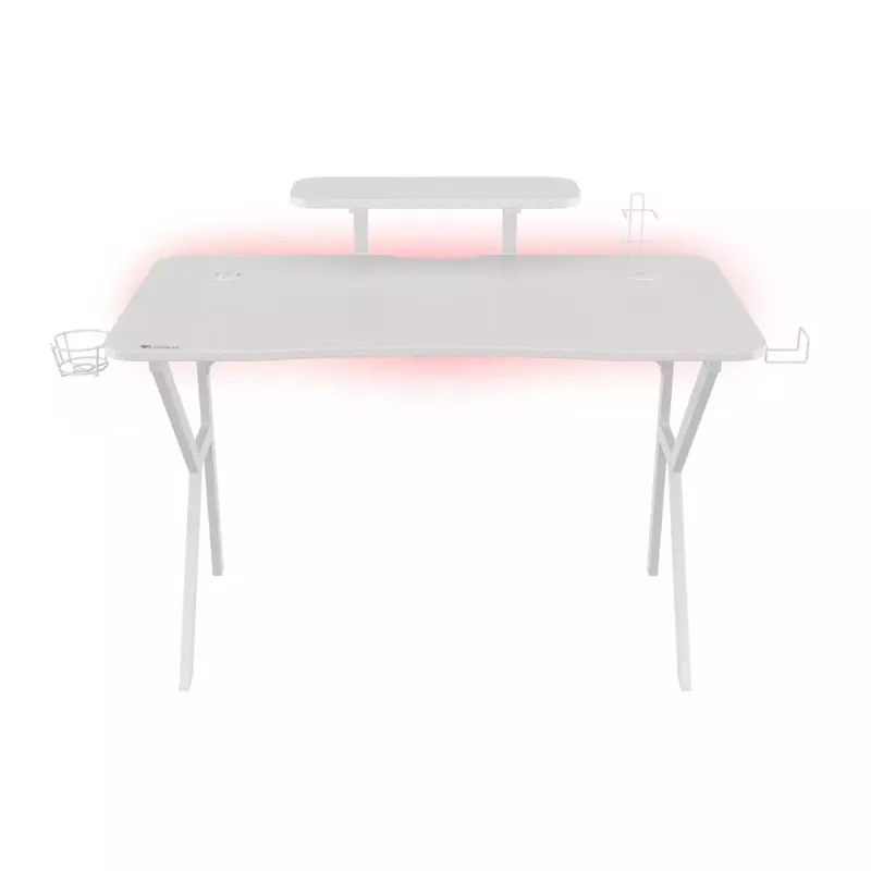 Genesis Holm 320 RGB secretária gaming, branca