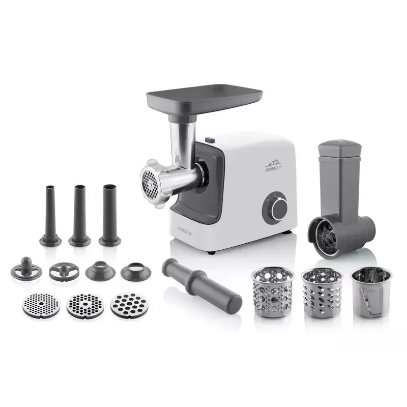 Picadora de carne ETA ETA507590000, 2200 W, 2,3 kg/min, cinzento/branco