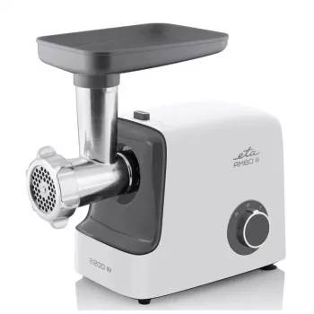 Picadora de carne ETA ETA507590000, 2200 W, 2,3 kg/min, cinzento/branco