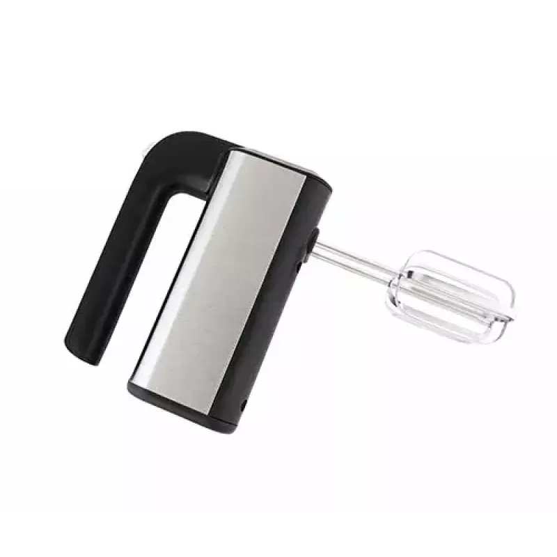 Batedeira manual Adler AD 4225 — 5 velocidades, turbo, 300 W, aço inoxidável/preto prateado, batedores e ganchos para amassar