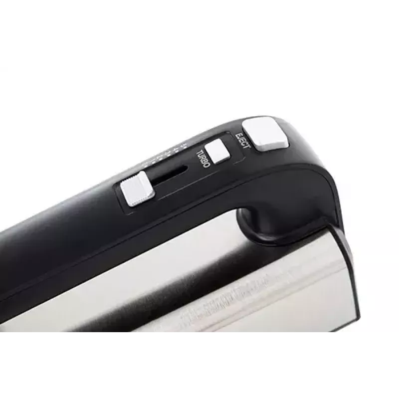 Batedeira manual Adler AD 4225 — 5 velocidades, turbo, 300 W, aço inoxidável/preto prateado, batedores e ganchos para amassar
