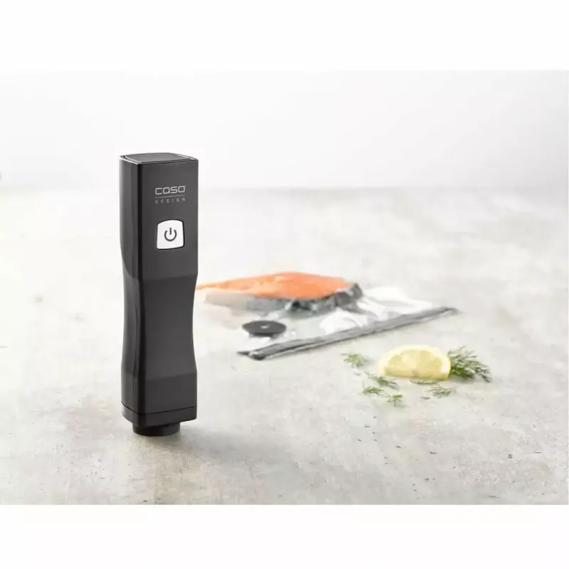 Máquina de vácuo Caso Vacu One Touch Preto 01301 Design compacto
