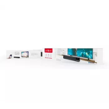 Altifalante estéreo portátil Gembird SPK-BT-BAR400-01