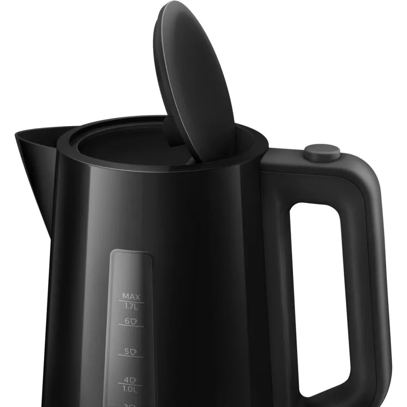Philips Série 3000 Series 3000 HD9318/20 Chaleira elétrica de plástico, 1,7 L, 2200 W, plástico, indicador de nível de água