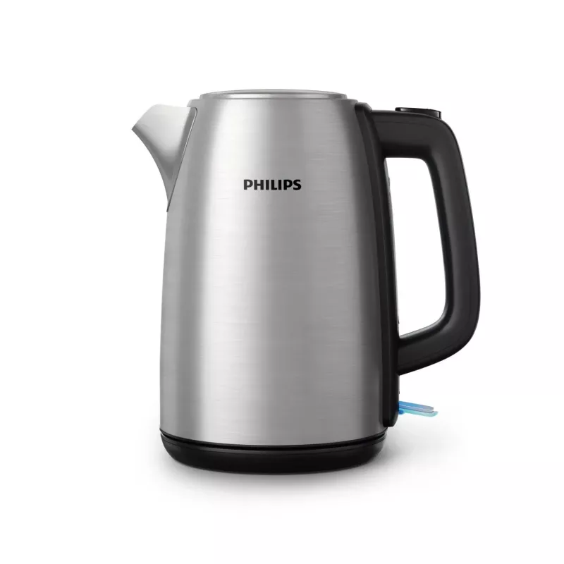 Philips Viva Collection HD9351/90 Chaleira elétrica, 1,7 L, 2020 W, metal, indicador de nível de água, sem fios, filtro