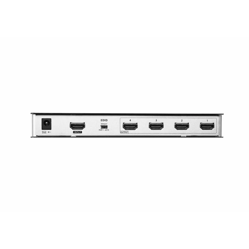 ATEN Splitter HDMI 4 portas True 4K a 60Hz (4:4:4), HDMI, 4x HDMI, 4096 x 2160 píxeis, Preto, Metal, 4K Ultra HD