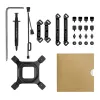 Arrefecedor de CPU DeepCool AK620 12 cm, duas ventoinhas de 120 mm, 6 heatpipes, TDP 260 W, PWM, FDB, altura 160 mm, preto