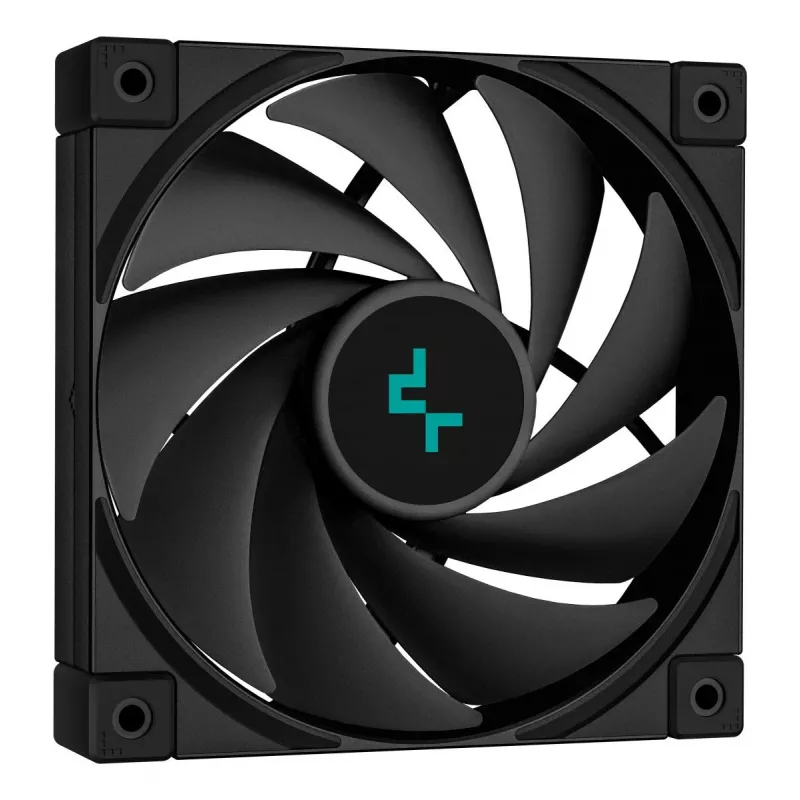 Arrefecedor de CPU DeepCool AK620 12 cm, duas ventoinhas de 120 mm, 6 heatpipes, TDP 260 W, PWM, FDB, altura 160 mm, preto
