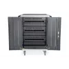 Carrinho de carregamento DIGITUS 30 lugares, 15,6 polegadas, preto 1100 x 700 x 650 mm, incl. USB, PDU, ventoinha