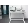 Secretária DIGITUS com regulação elétrica de altura 120x60x12cm com USB branca