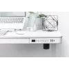 Secretária DIGITUS com regulação elétrica de altura 120x60x12cm com USB branca