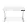 Secretária DIGITUS com regulação elétrica de altura 120x60x12cm com USB branca