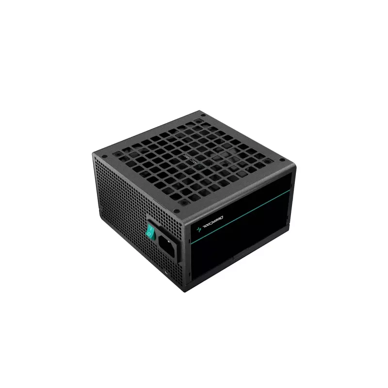 Fonte de alimentação DeepCool PF600 600 W, ATX 2.4, 80 PLUS, 48 A em +12V, ventoinha de 120 mm, não modular