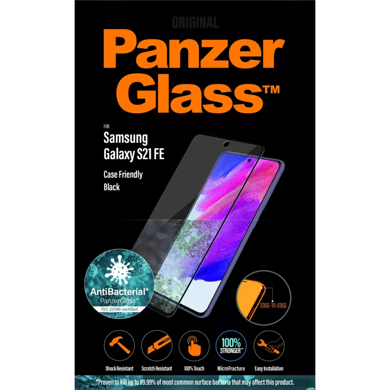 Película de proteção de ecrã PanzerGlass para Samsung Galaxy S21 FE