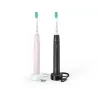 Escovas de dentes elétricas sónicas Philips Sonicare 3100 series 3100 series HX3675/15 pack de 2 – preto e rosa