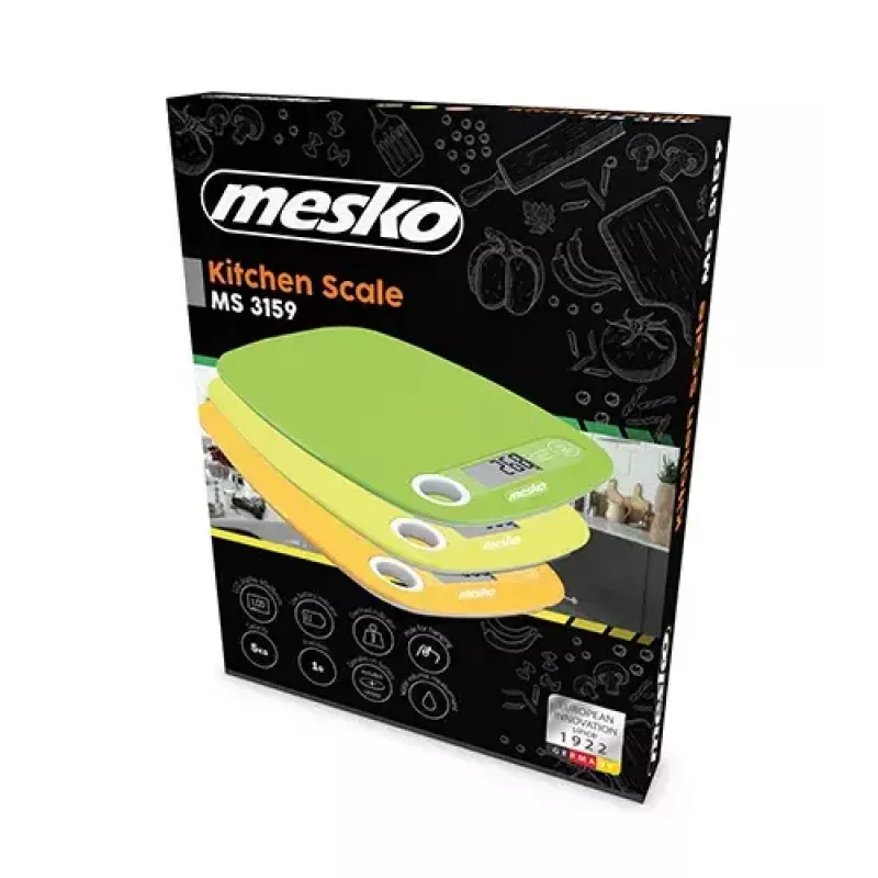 Balança de cozinha eletrónica Mesko Home MS 3159y