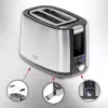 Adler AD 3214 torradeira, 2 ranhuras, aço inoxidável, 750 W