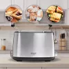 Adler AD 3214 torradeira, 2 ranhuras, aço inoxidável, 750 W