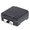 Máquina de waffles Adler AD 3049, 4 waffles quadrados, antiaderente, 1800 W, preta