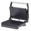 Grelhador de contacto Adler AD 3052 retangular aço/preto, 1200 W, superfície grelhada, tampa com fecho