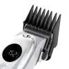 Máquina de cortar cabelo Adler AD 2831 prateada aço inoxidável em V 1 mm