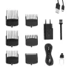 Máquina de cortar cabelo Adler AD 2831 prateada aço inoxidável em V 1 mm