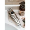 Máquina de cortar cabelo Adler AD 2831 prateada aço inoxidável em V 1 mm