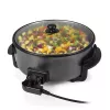 Frigideira multifunções Tristar PZ-9135 XL redonda preta aço 1500W