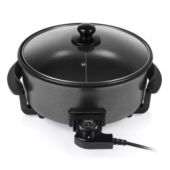 Frigideira multifunções Tristar PZ-9135 XL redonda preta aço 1500W
