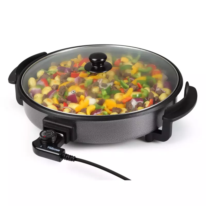 Frigideira de grelhar Tristar PZ-2964 multifunções redonda preta 40 cm