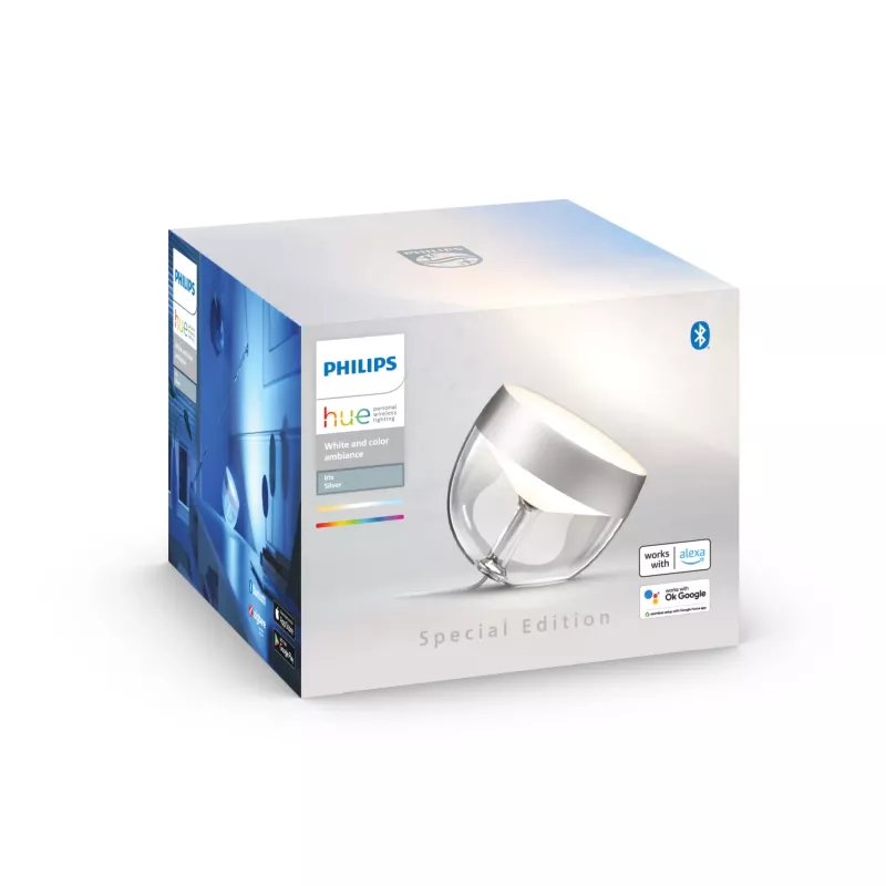 Philips Hue White and Colour Ambience Iris prateado edição especial
