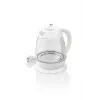 Chaleira elétrica Eta Crystal 1,7 L 2200 W transparente branca