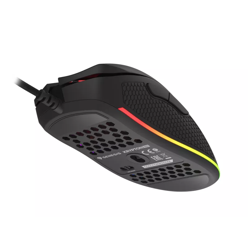Rato gaming GENESIS Krypton 555 para destro USB Type-A ótico 8000 DPI