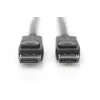 Cabo de ligação DisplayPort DIGITUS, DP M/M, 3 m com bloqueio, Ultra HD 8K, Versão 1.3/1.4, preto