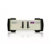 Comutador KVM ATEN 2 portas USB - PS/2 VGA (cabo KVM incluído), 2048 x 1536 píxeis, QXGA, 0,72 W, cinzento claro