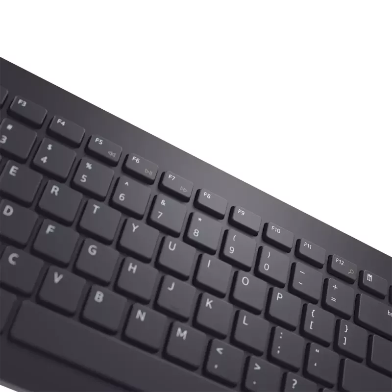 Conjunto de teclado e rato sem fios Dell KM3322W — QWERTY tamanho completo, RF sem fios, preto, uso de escritório