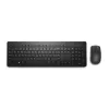Conjunto de teclado e rato sem fios Dell KM3322W — QWERTY tamanho completo, RF sem fios, preto, uso de escritório
