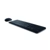 Conjunto de teclado e rato sem fios Dell KM3322W — QWERTY tamanho completo, RF sem fios, preto, uso de escritório