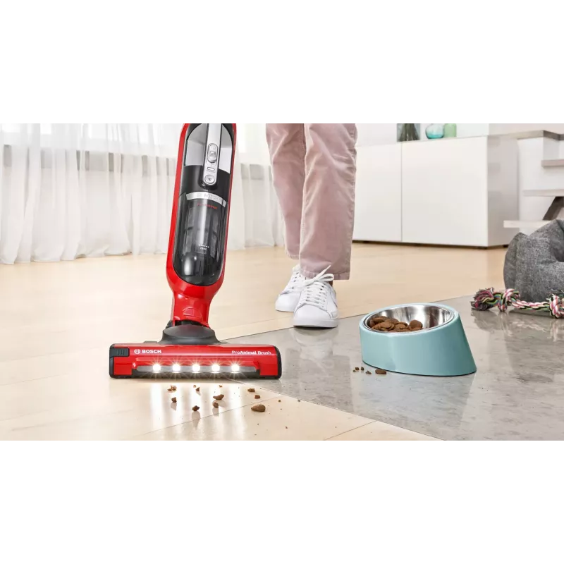 Aspirador com bateria Bosch Serie 4 BBH3ZOO28 — sem fios 25,2 V, depósito de pó 0,4 L, aspirador de mão removível